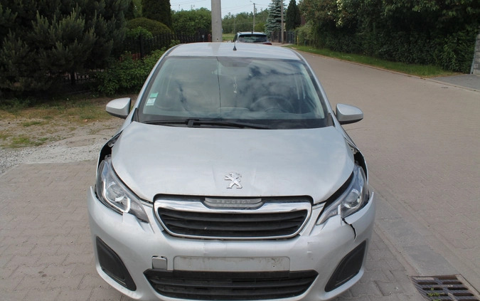 Peugeot 108 cena 15900 przebieg: 120413, rok produkcji 2015 z Przecław małe 56